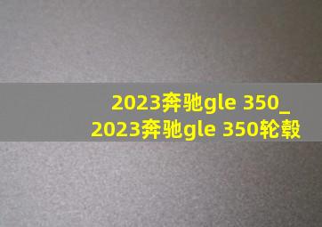 2023奔驰gle 350_2023奔驰gle 350轮毂